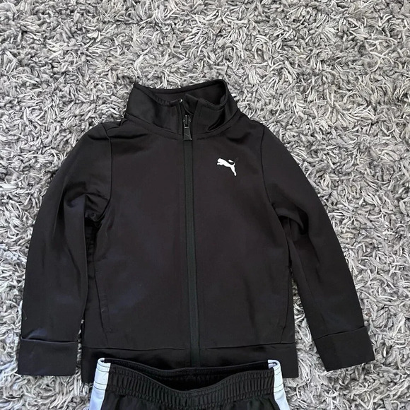 Puma Minicats Baby Toddler Tracksuit Track Top Joggers Black Size 12 Months - Picture 4 of 8